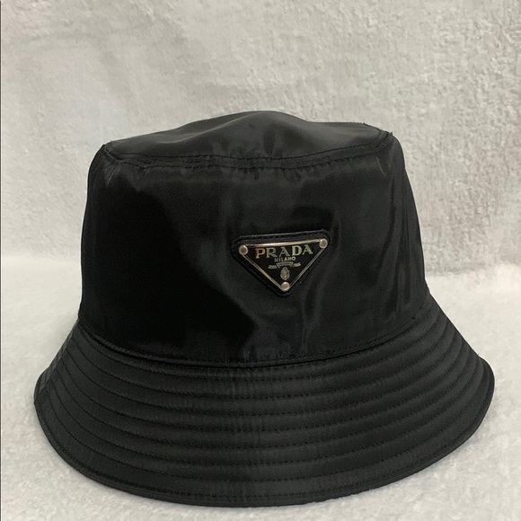 Prada Black Bucket Hat - Picture 1 of 5